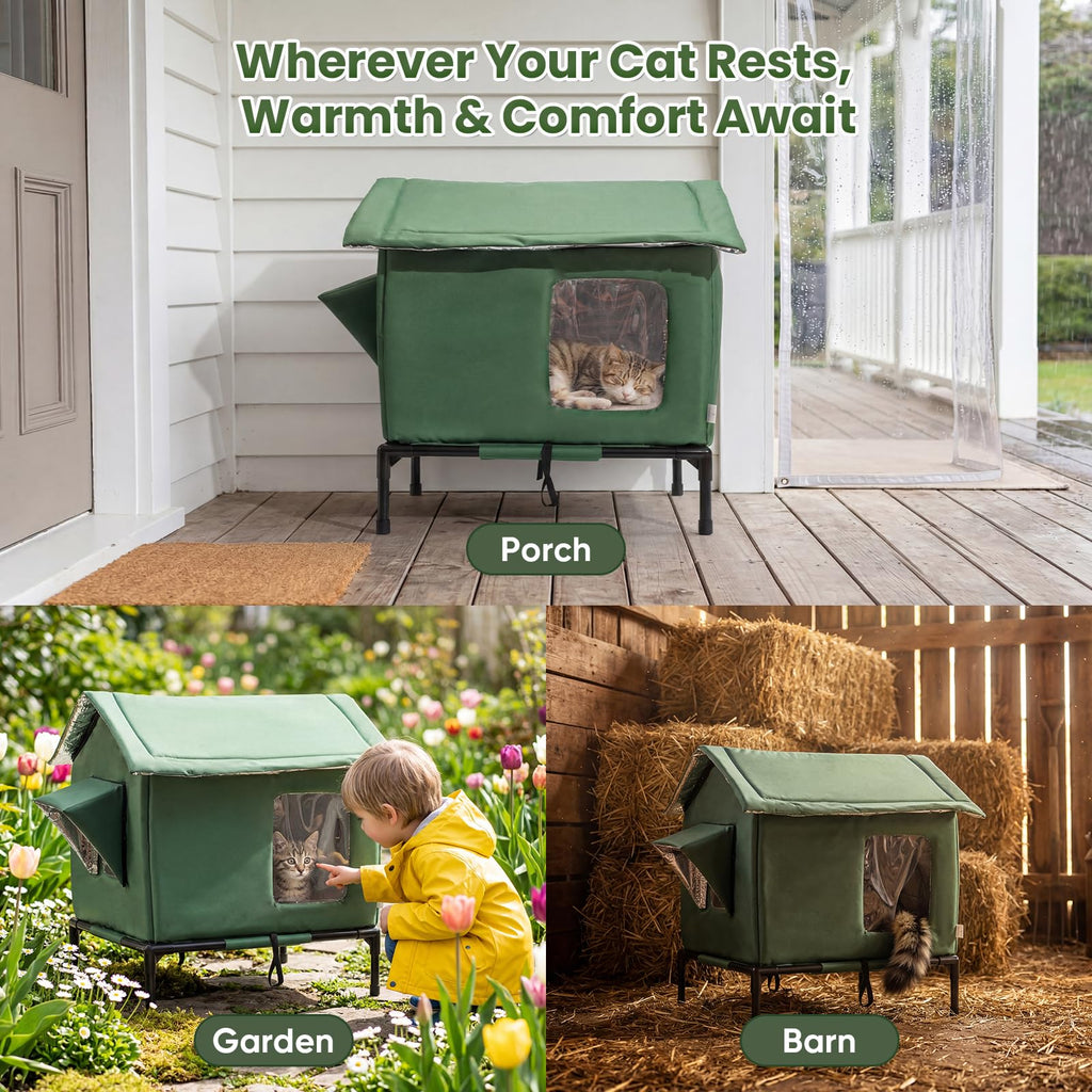 Weatherproof Insulated Cat Shelter P77015
