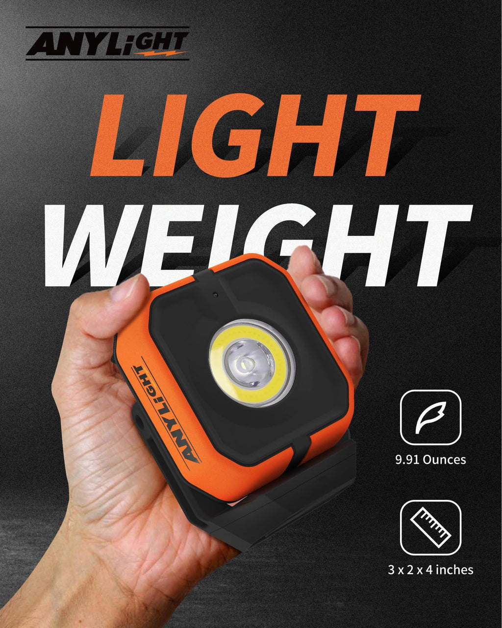 Rechargeable 4 Modes 1200LM Magnetic Work Light V2222