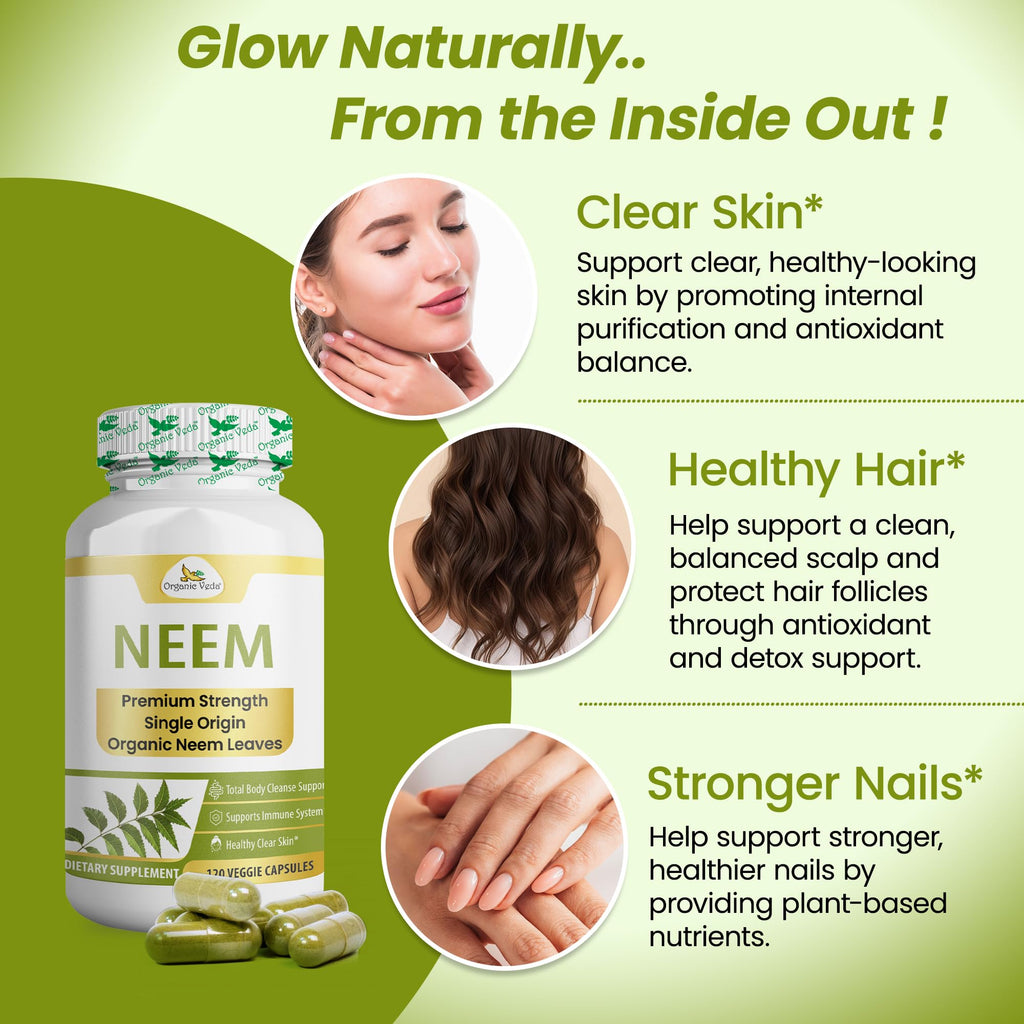 Neem Capsules 120 Vegan Capsules V26780
