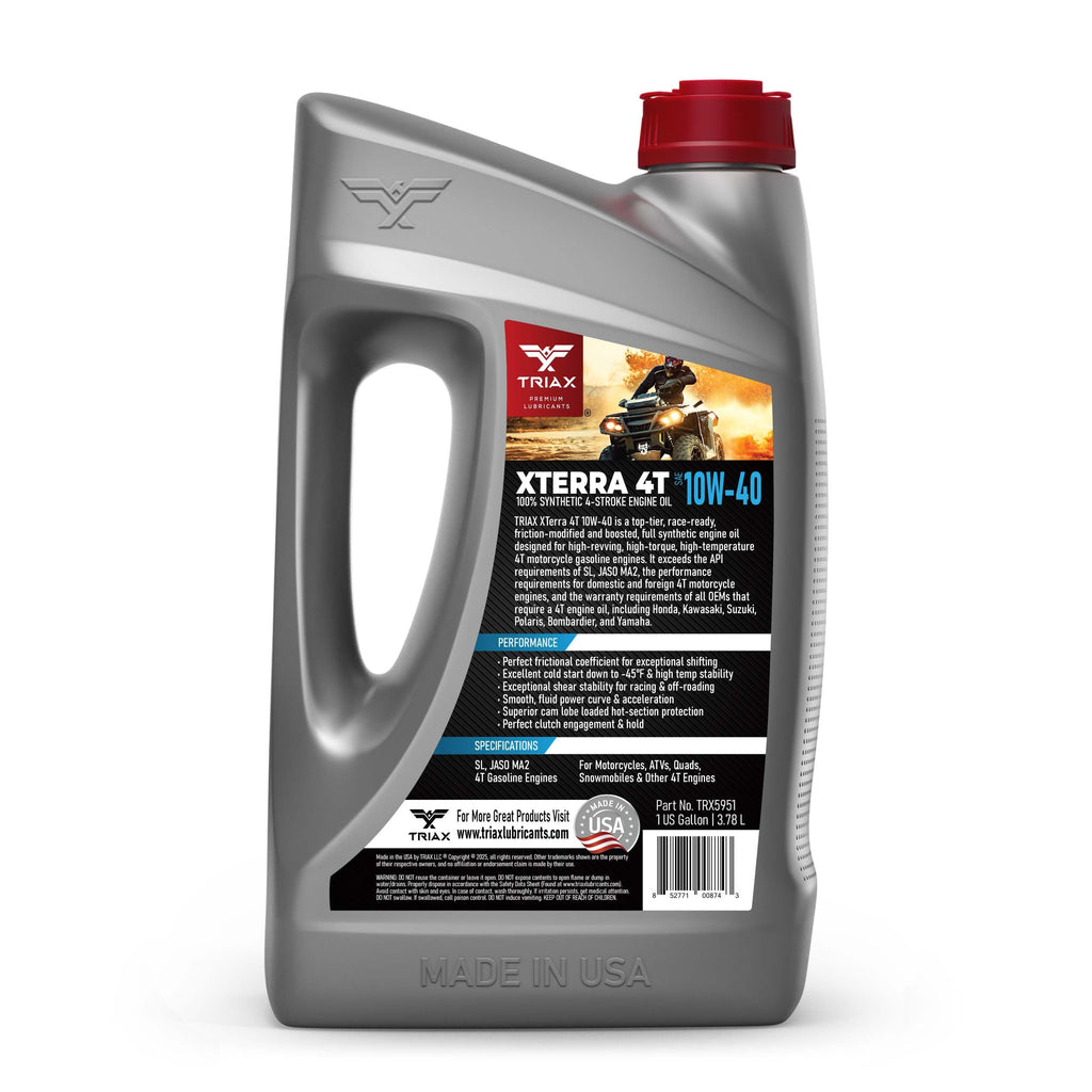 10W-40 Full Synthetic 4 Stroke Engine Oil 1 Gallon X59858