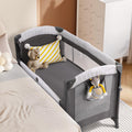 3 in 1 Wide Baby Bassinet with Mattress Y56658