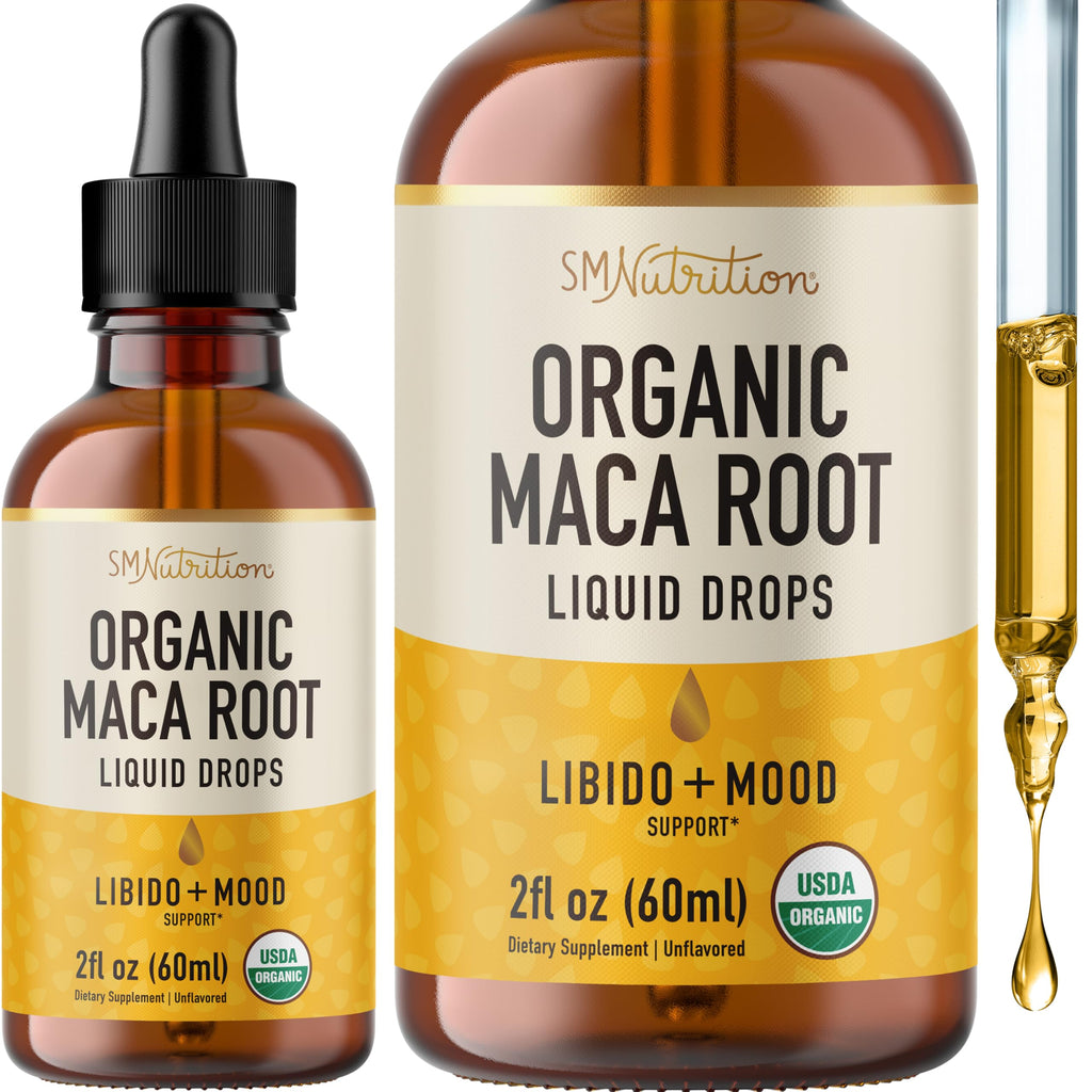 Organic Maca Root Liquid Drops 2 fl oz H9631
