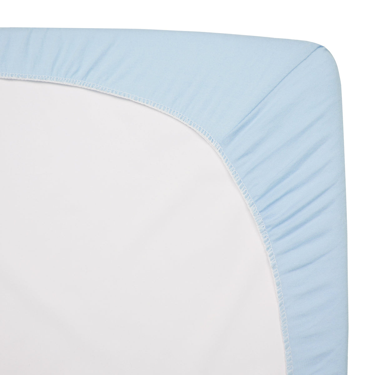 2 Pack Fitted Mini Crib Sheets 38x24" Blue F52525