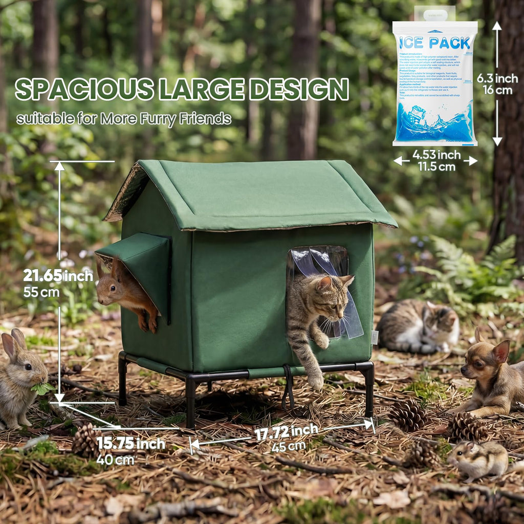 Weatherproof Insulated Cat Shelter P77015