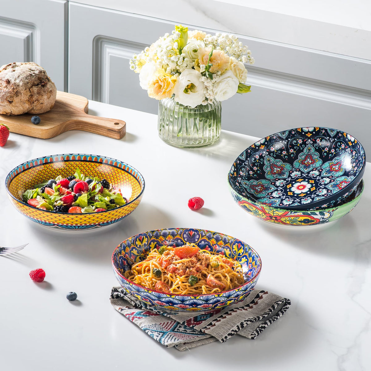 Ceramic Serving Bowls Set of 4 H147351