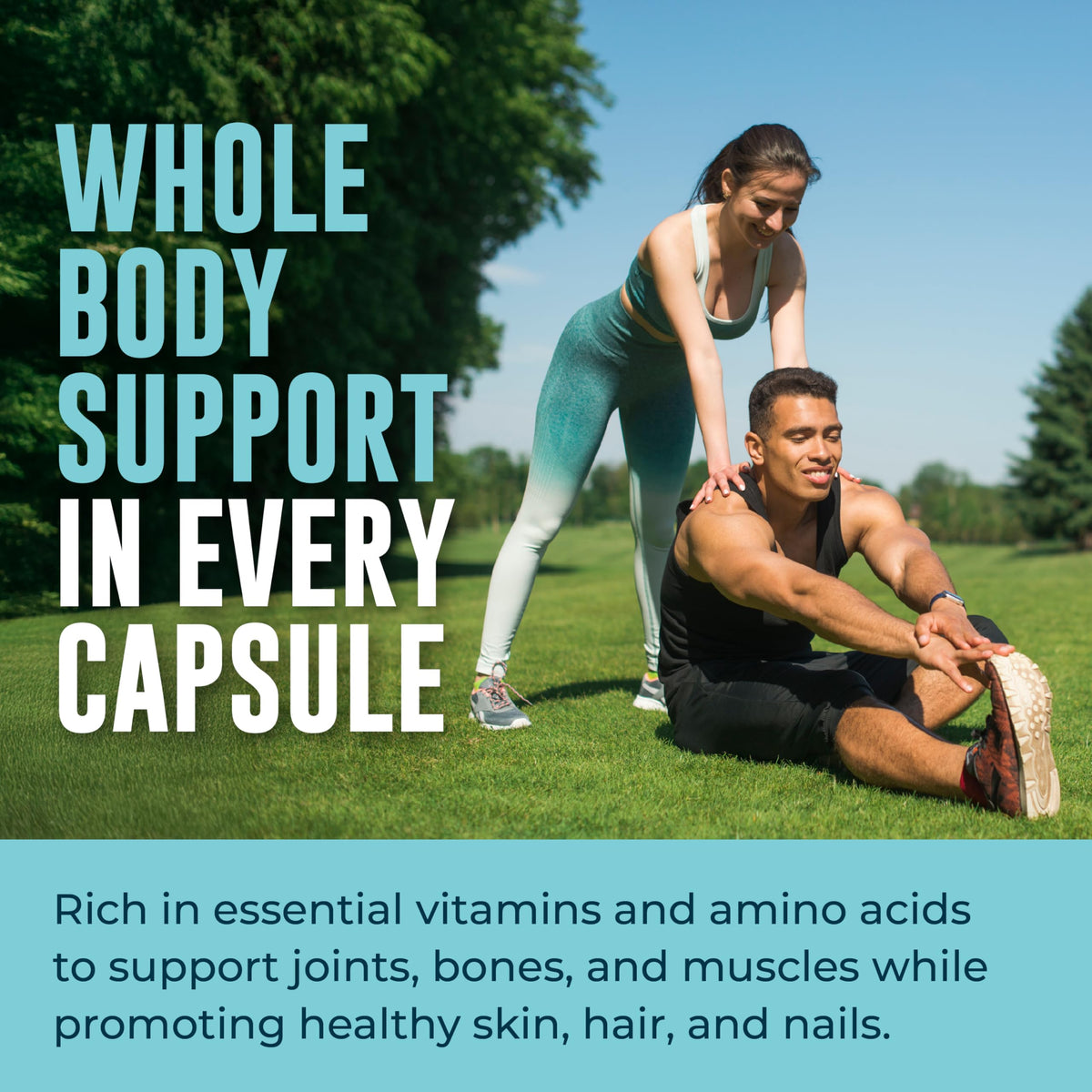 Bone Broth Capsules with Collagen, 180 Capsules L90735