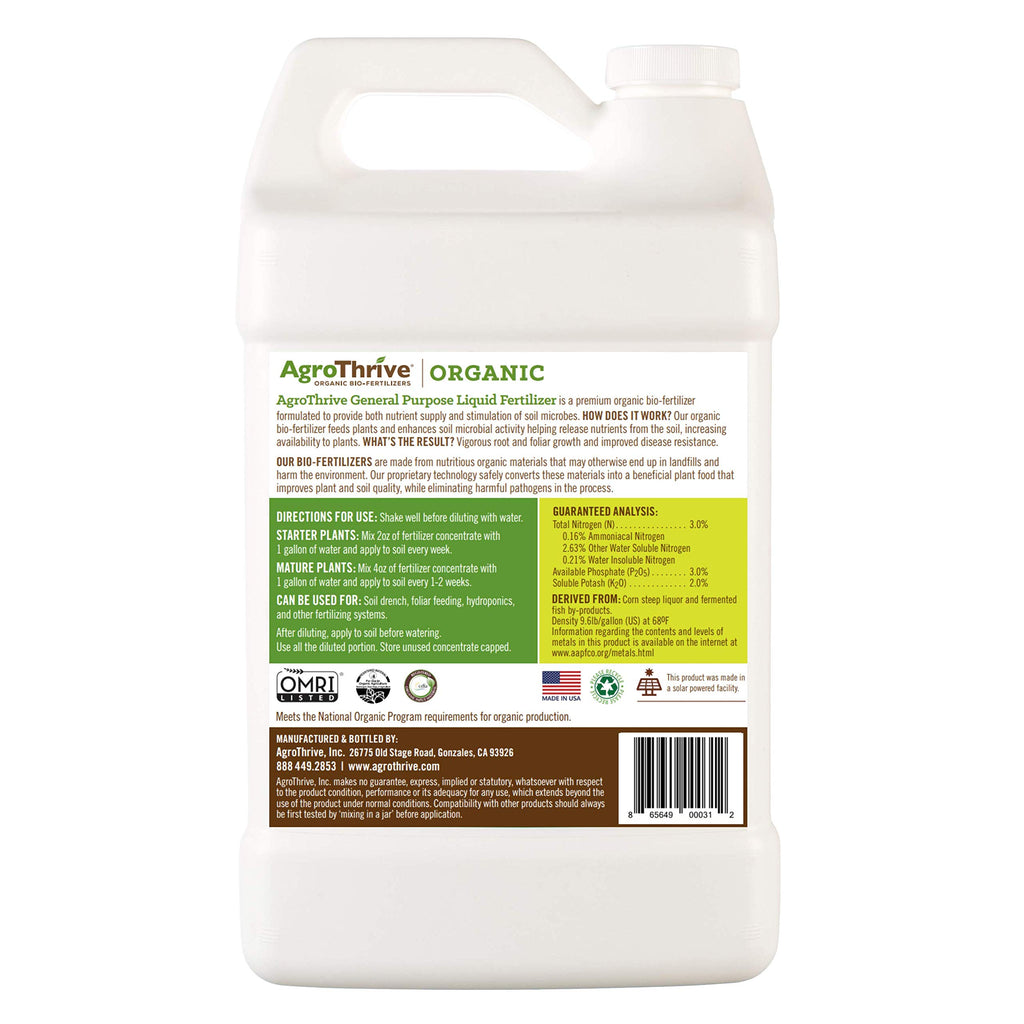 Organic Liquid Fertilizer 1 Gal B6912
