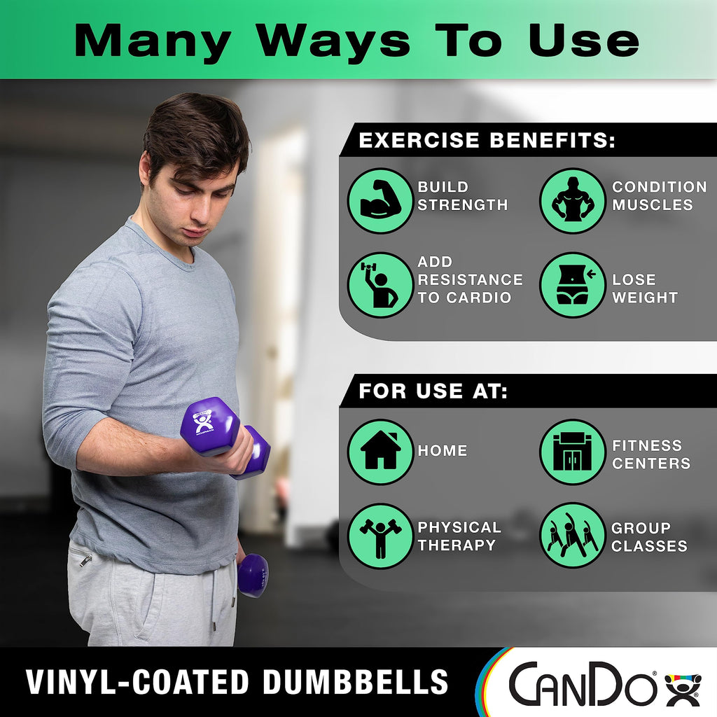 Vinyl Coated Dumbbells K9509