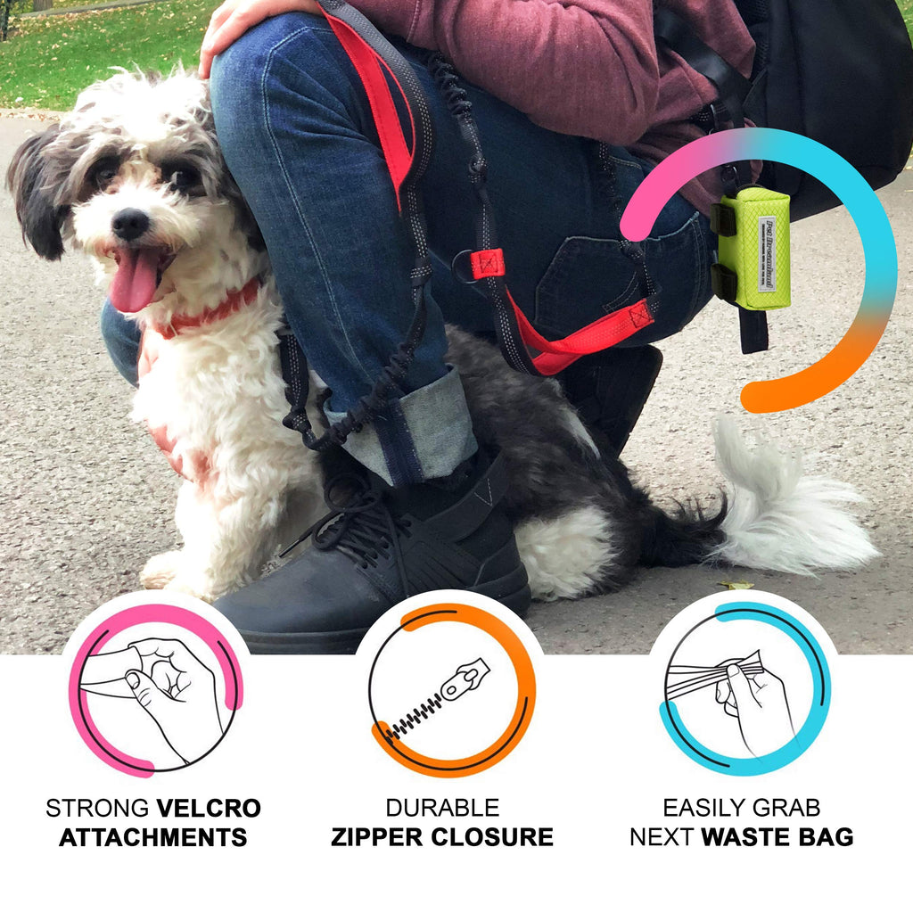 Hands Free Dog Leash for Large Dogs with Poop Bag Dispenser D77490