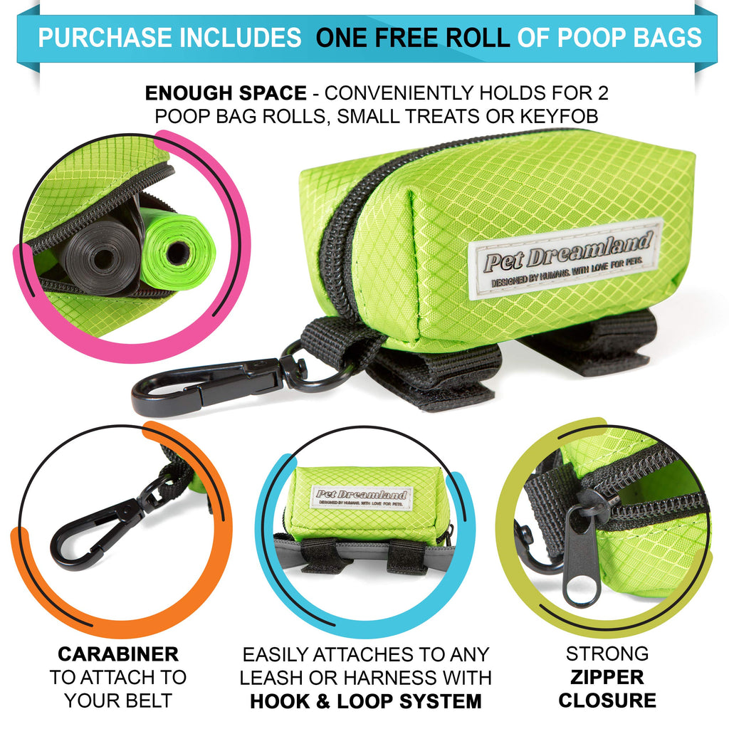 Hands Free Dog Leash for Large Dogs with Poop Bag Dispenser D77490