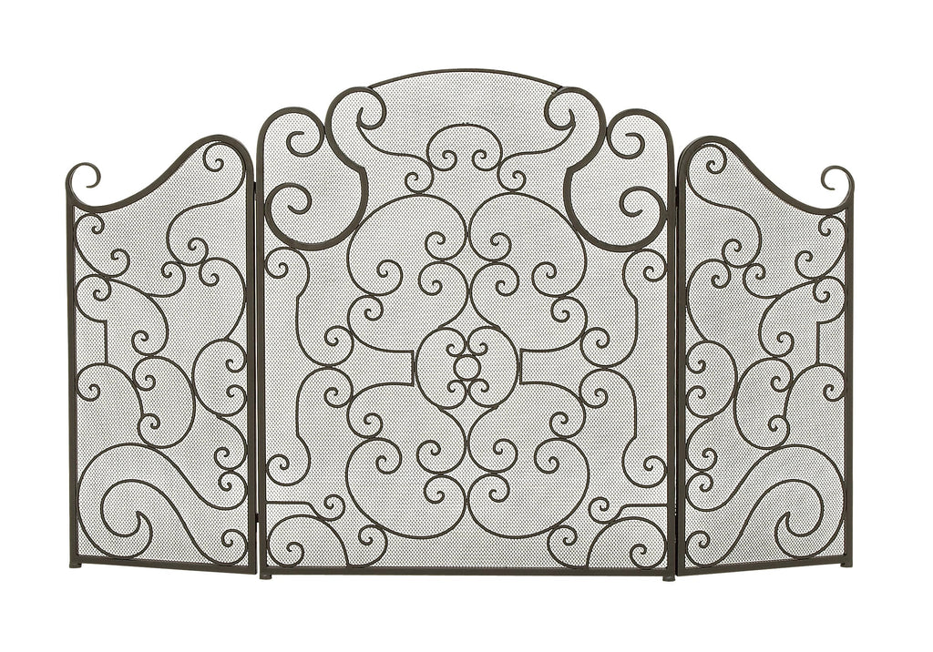 Metal 3 Panel Fireplace Screen G239