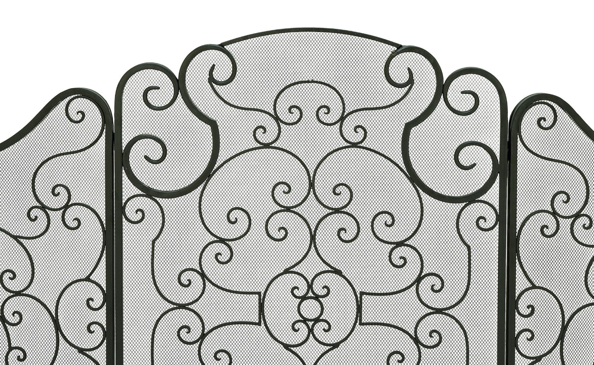 Metal 3 Panel Fireplace Screen G239